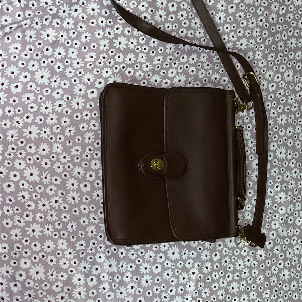 Coach Dark Brown Crossbody Bag